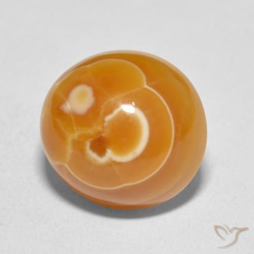 11.47 ct Multicolor Agate Stone, Natural Agate in Oval Cabochon Shape for Sale