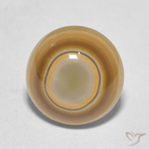4.89ct Natural Multicolor Agate, Round, Opaque