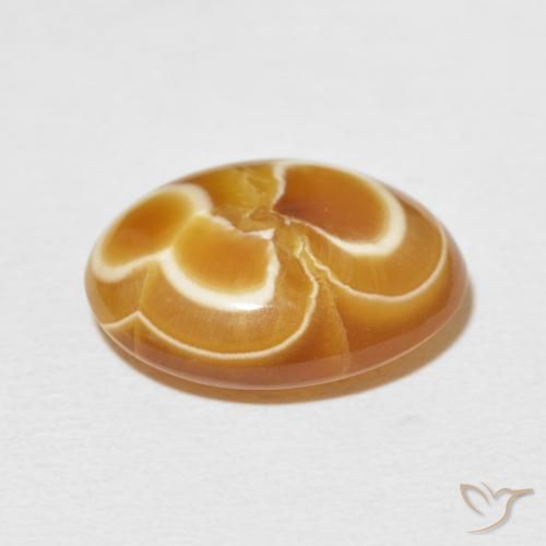 Agate Gemstone in 17.3 x 13.8 mm Size for Sale, Agate Stone in Multicolor Color