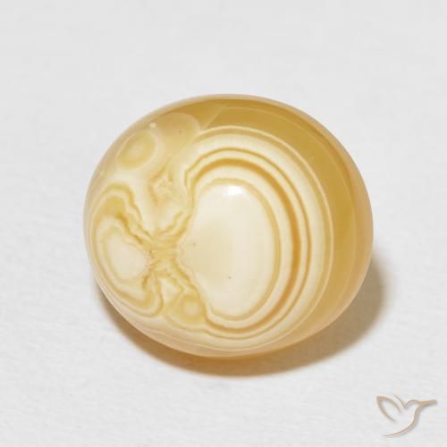 11.90 ct Multicolor Agate Stone, Natural Agate in Oval Cabochon Shape for Sale