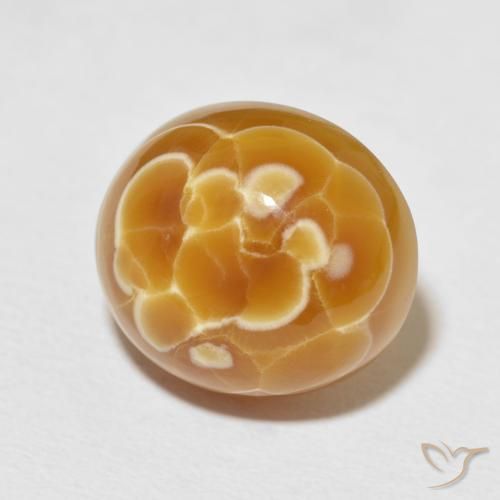 20.40 ct Multicolor Agate Stone, Natural Agate in Oval Cabochon Shape for Sale