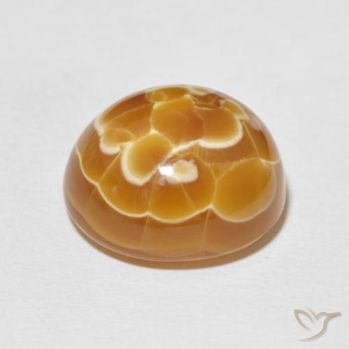 Agate Gemstone in 17 x 15.2 mm Size for Sale, Agate Stone in Multicolor Color