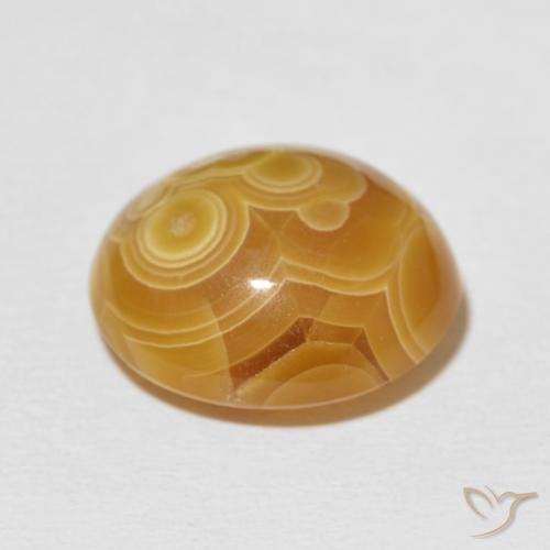 Agate Gemstone in 17.9 x 16.2 mm Size for Sale, Agate Stone in Multicolor Color
