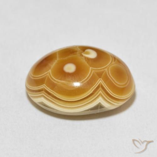 Agate Gemstone in 16 x 12.9 mm Size for Sale, Agate Stone in Multicolor Color
