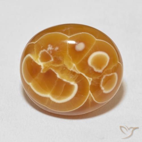 21.45ct Natural Multicolor Agate, Oval, Opaque