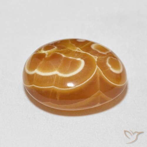 Agate Gemstone in 18.7 x 16.8 mm Size for Sale, Agate Stone in Multicolor Color