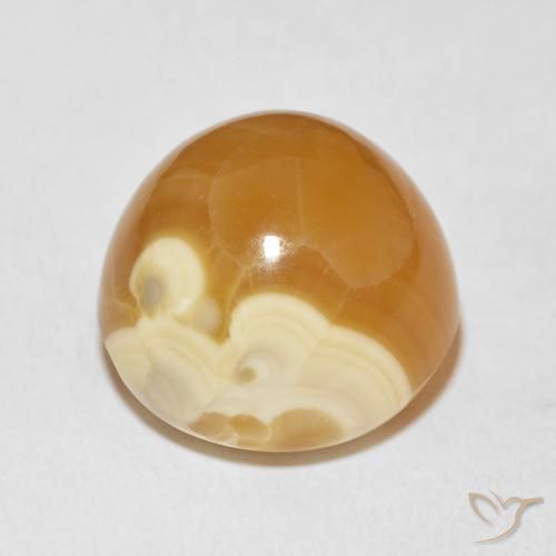 Agate Gemstone in 16.9 x 15.7 mm Size for Sale, Agate Stone in Multicolor Color