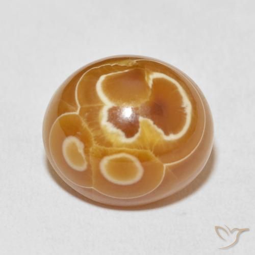 16.56ct Natural Multicolor Agate, Oval, Opaque