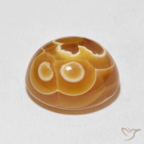 Agate Gemstone in 15.7 x 14 mm Size for Sale, Agate Stone in Multicolor Color