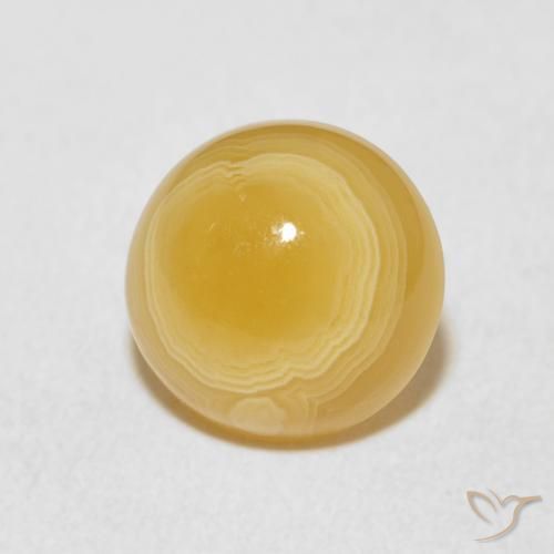 4.37 ct Multicolor Agate Stone, Natural Agate in Round Cabochon Shape for Sale