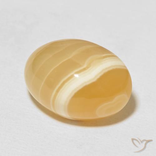 24.16 ct Multicolor Agate Stone, Natural Agate in Oval Cabochon Shape for Sale