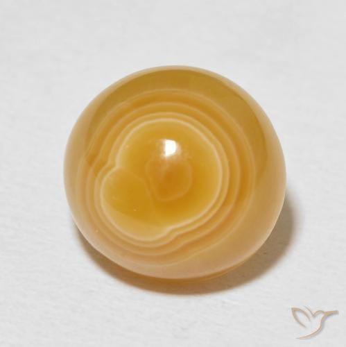 11.85 ct Multicolor Agate Stone, Natural Agate in Round Cabochon Shape for Sale