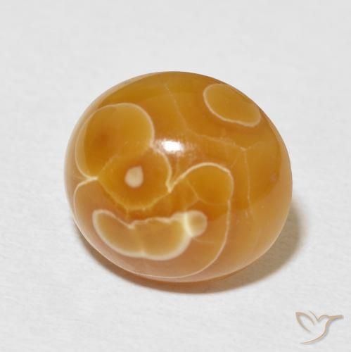 9.32 ct Multicolor Agate Stone, Natural Agate in Oval Cabochon Shape for Sale