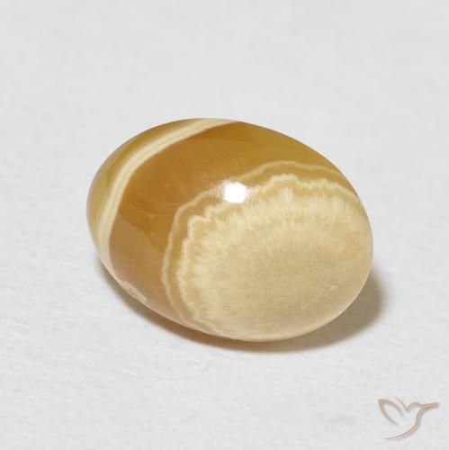 4.50 ct Multicolor Agate Stone, Natural Agate in Oval Cabochon Shape for Sale