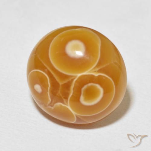 16.82 ct Multicolor Agate Stone, Natural Agate in Oval Cabochon Shape for Sale