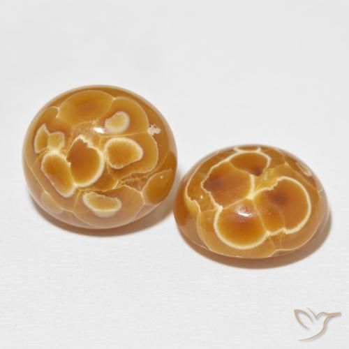 34.60 ctw Multicolor Agate Stones, Natural Agate in Oval Cabochon Shape for Sale