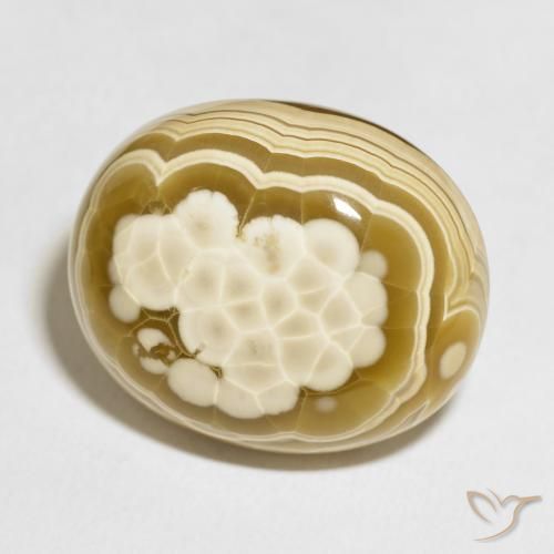 100.81 ct Multicolor Agate Stone, Natural Agate in Oval Cabochon Shape for Sale