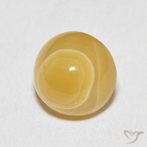 6.13 ct Multicolor Agate Stone, Natural Agate in Round Cabochon Shape for Sale