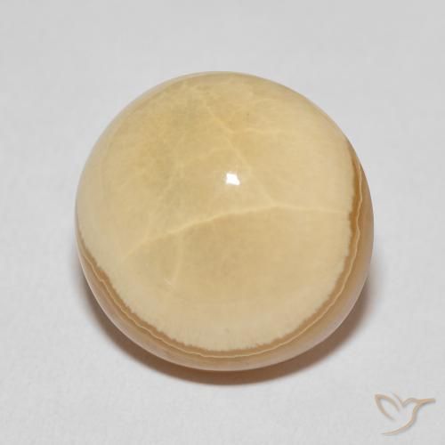 34.68 ct Multicolor Agate Stone, Natural Agate in Round Cabochon Shape for Sale