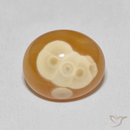 13.67ct Natural Multicolor Agate, Oval, Opaque