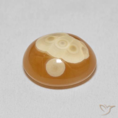 Agate Gemstone in 15.8 x 13.7 mm Size for Sale, Agate Stone in Multicolor Color