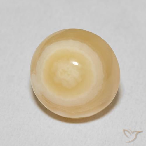 14.03 ct Multicolor Agate Stone, Natural Agate in Round Cabochon Shape for Sale