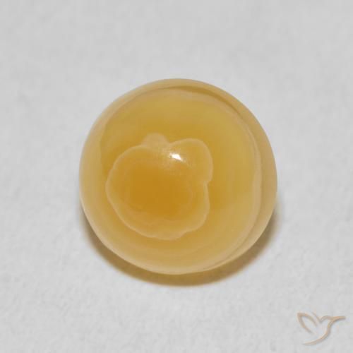 7.20 ct Multicolor Agate Stone, Natural Agate in Round Cabochon Shape for Sale