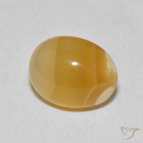8.21 ct Multicolor Agate Stone, Natural Agate in Oval Cabochon Shape for Sale