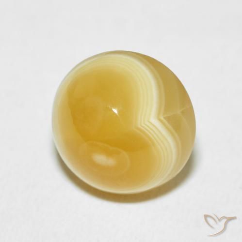 9.10 ct Multicolor Agate Stone, Natural Agate in Round Cabochon Shape for Sale