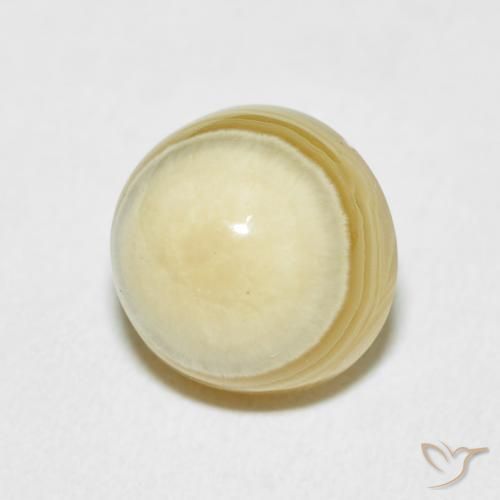 8.23 ct Multicolor Agate Stone, Natural Agate in Round Cabochon Shape for Sale