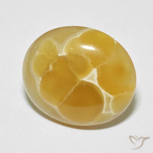 20.46 ct Multicolor Agate Stone, Natural Agate in Oval Cabochon Shape for Sale