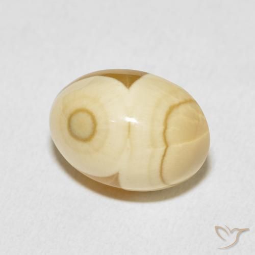 10.02 ct Multicolor Agate Stone, Natural Agate in Oval Cabochon Shape for Sale