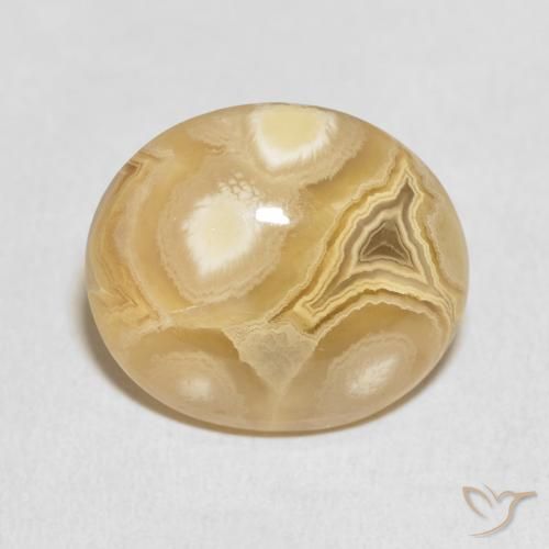 18.32ct Natural Multicolor Agate, Oval, Opaque, Photo A
