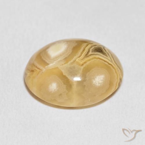 Agate Gemstone in 19.2 x 16.2 mm Size for Sale, Agate Stone in Multicolor Color