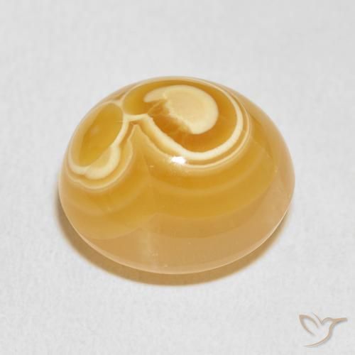 Agate Gemstone in 16.2 x 15.1 mm Size for Sale, Agate Stone in Multicolor Color