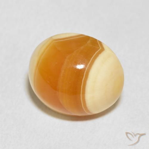 10.60 ct Multicolor Agate Stone, Natural Agate in Oval Cabochon Shape for Sale