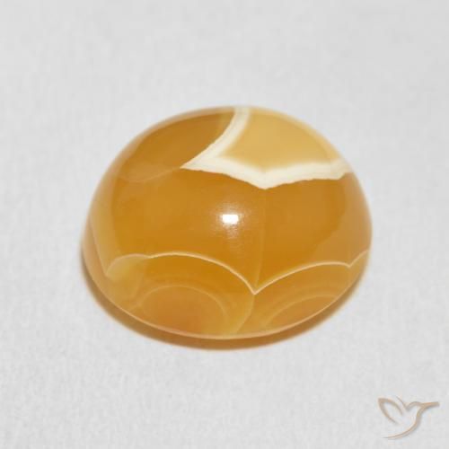 Agate Gemstone in 15.8 x 14.7 mm Size for Sale, Agate Stone in Multicolor Color