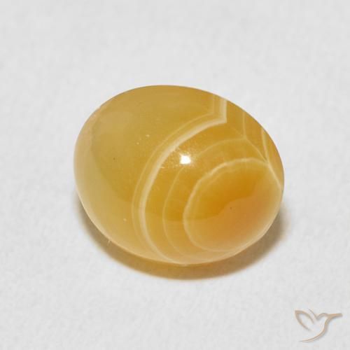 5.27 ct Multicolor Agate Stone, Natural Agate in Oval Cabochon Shape for Sale