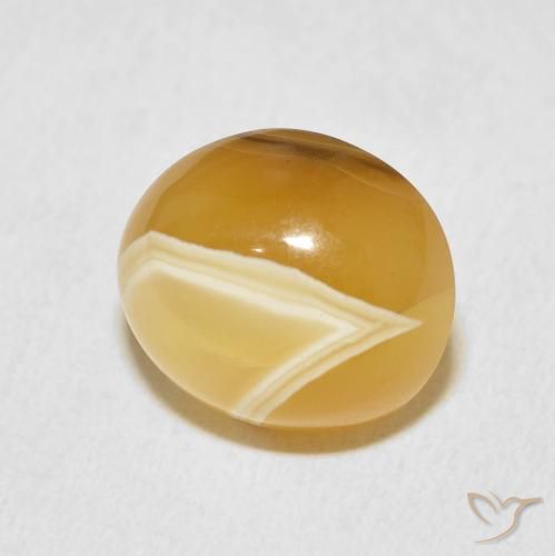 9.16 ct Multicolor Agate Stone, Natural Agate in Oval Cabochon Shape for Sale