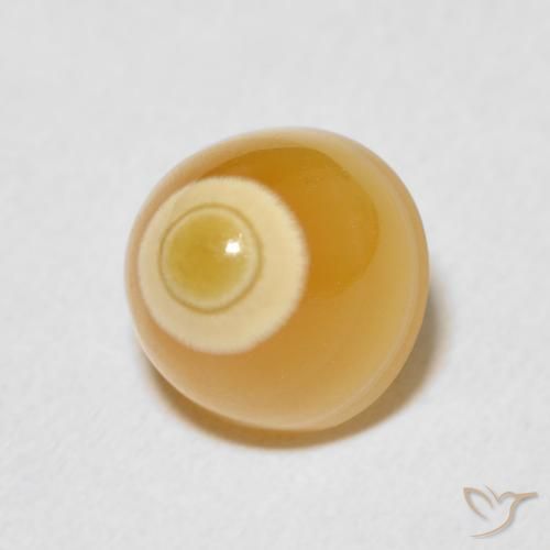 5.91 ct Multicolor Agate Stone, Natural Agate in Fancy Cabochon Shape for Sale