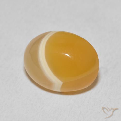 10.22 ct Multicolor Agate Stone, Natural Agate in Oval Cabochon Shape for Sale
