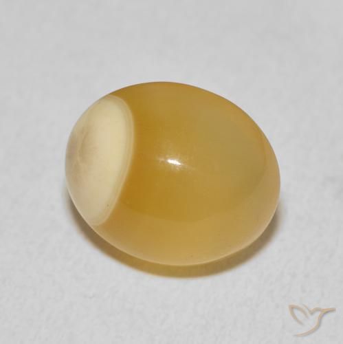 8.91 ct Multicolor Agate Stone, Natural Agate in Oval Cabochon Shape for Sale