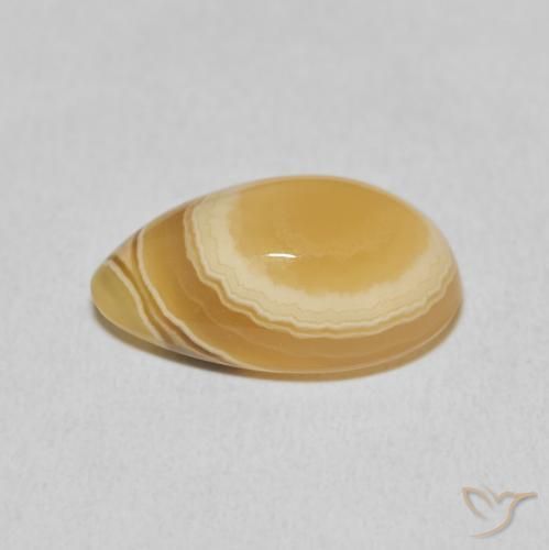 Agate Gemstone in 18.5 x 11 mm Size for Sale, Agate Stone in Multicolor Color