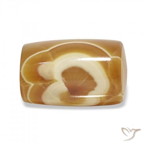 15.10 ct Multicolor Agate Stone, Natural Agate in Barrel / Full-Round Shape for Sale