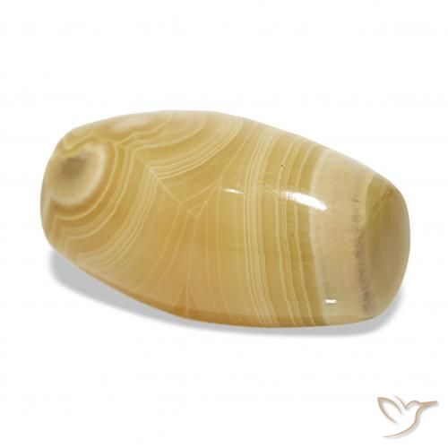 Agate Gemstone in 21.2 x 12.3 mm Size for Sale, Agate Stone in Multicolor Color
