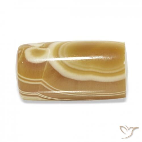 20.01 ct Multicolor Agate Stone, Natural Agate in Barrel / Full-Round Shape for Sale