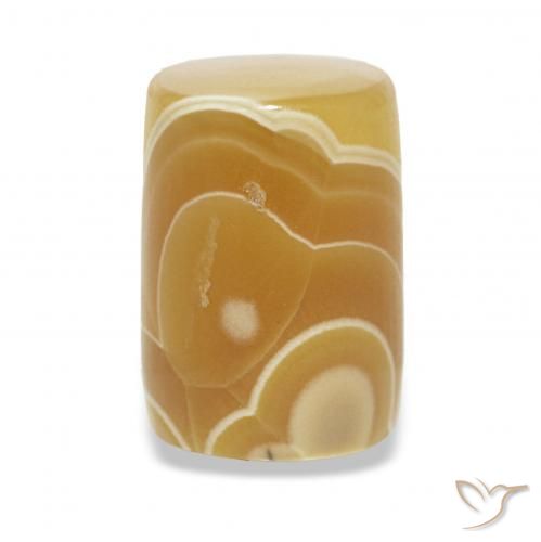 13.09 ct Multicolor Agate Gemstone, Agate Gem in Barrel / Full-Round Shape for Sale.