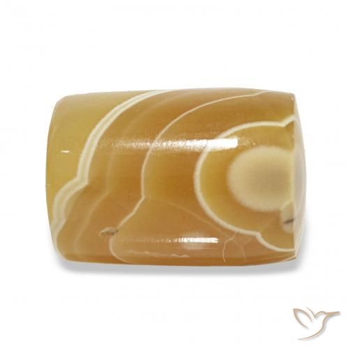 13.09 ct Multicolor Agate Stone, Natural Agate in Barrel / Full-Round Shape for Sale