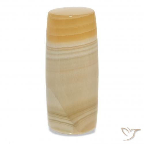 34.03 ct Multicolor Agate Gemstone, Agate Gem in Barrel / Full-Round Shape for Sale.