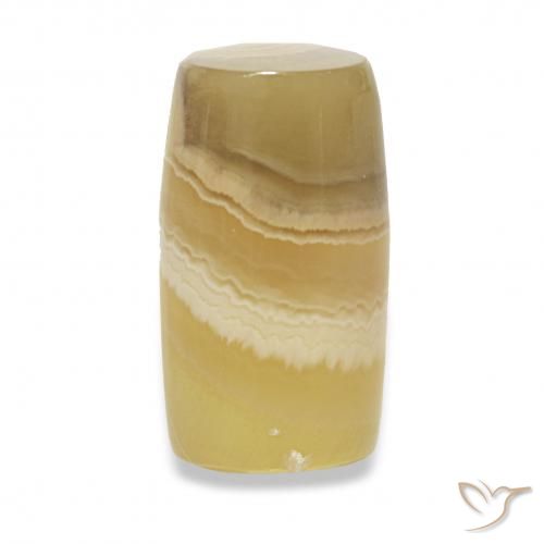 10.95 ct Multicolor Agate Gemstone, Agate Gem in Barrel / Full-Round Shape for Sale.